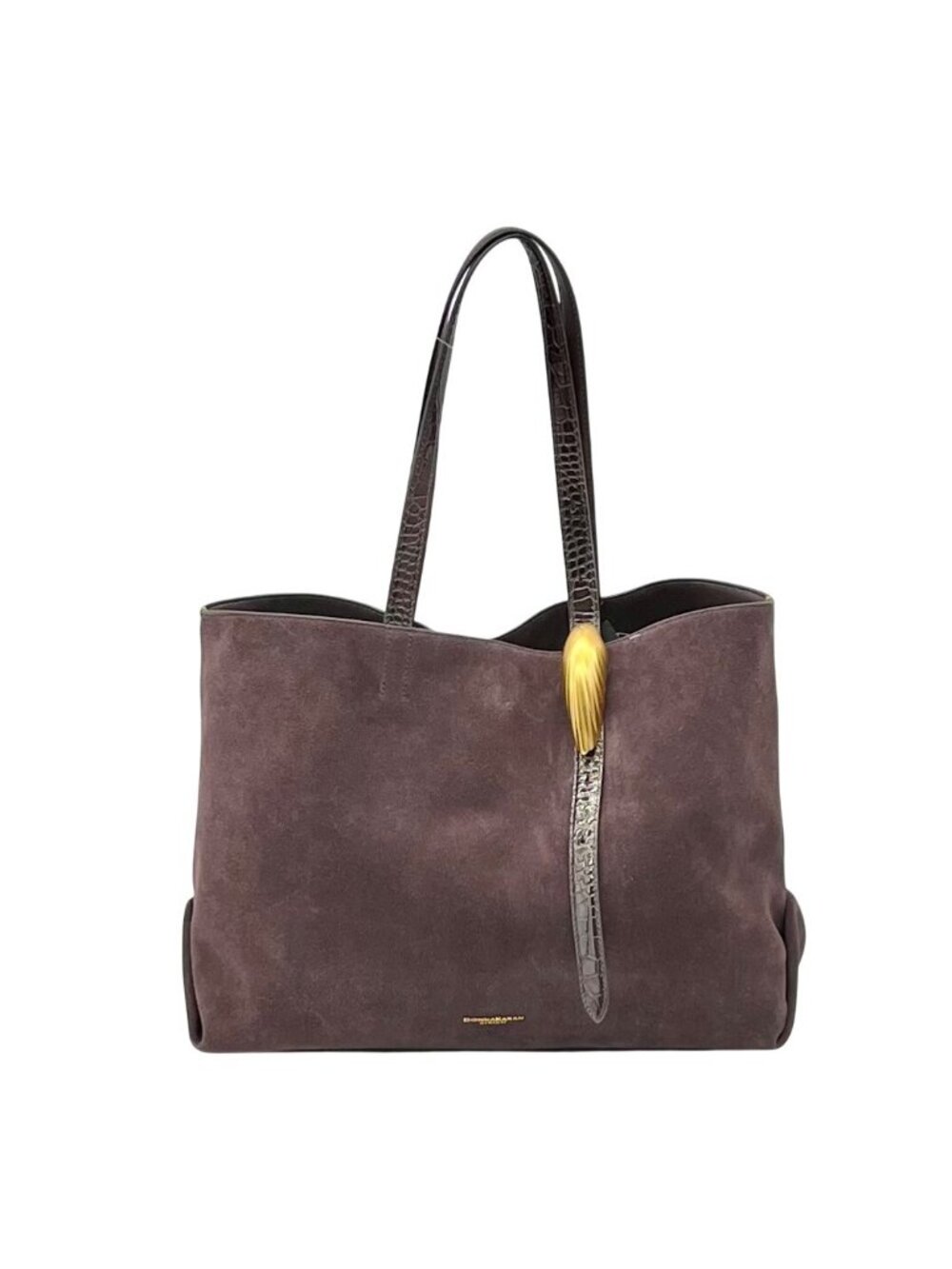 Donna Karan Georgette Suede Tote Bag